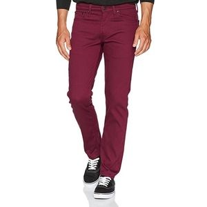 Levi’s 511 Slim-Fit Jeans (Burgundy)